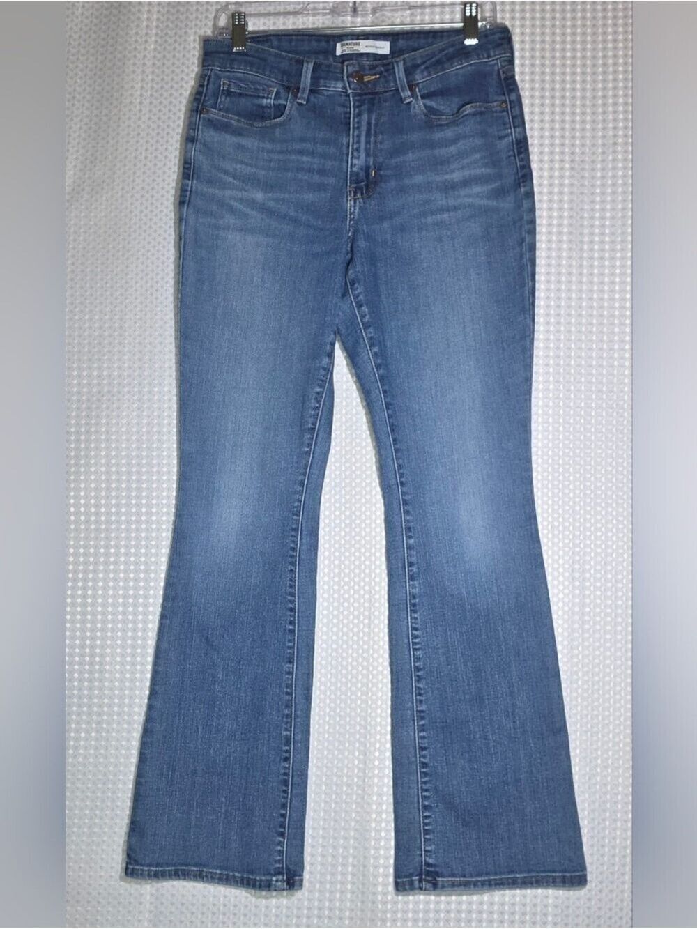 Levi Strauss Signature Gold Mid Rise Bootcut Jeans W28 L32 Coastal Prep - Picture 8 of 9